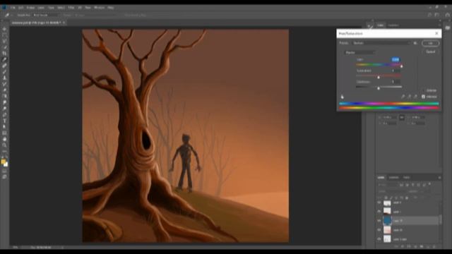 Digital Painting Photoshop l concept смотреть онлайн