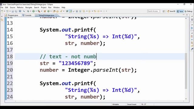 string to integer in java смотреть онлайн