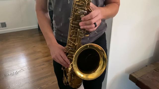 Demo of a Vintage Duck Bill Berg Larsen Tenor Saxophone Mouthpiece, 120 1 Offset M смотреть онлайн
