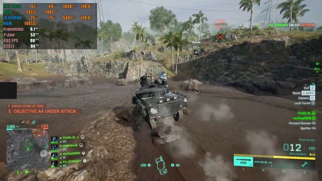 Battlefield 2042 : RTX 2060 6GB ( Ultra Graphics RTX OFF / DLSS ON Quality 1080p ) смотреть онлайн