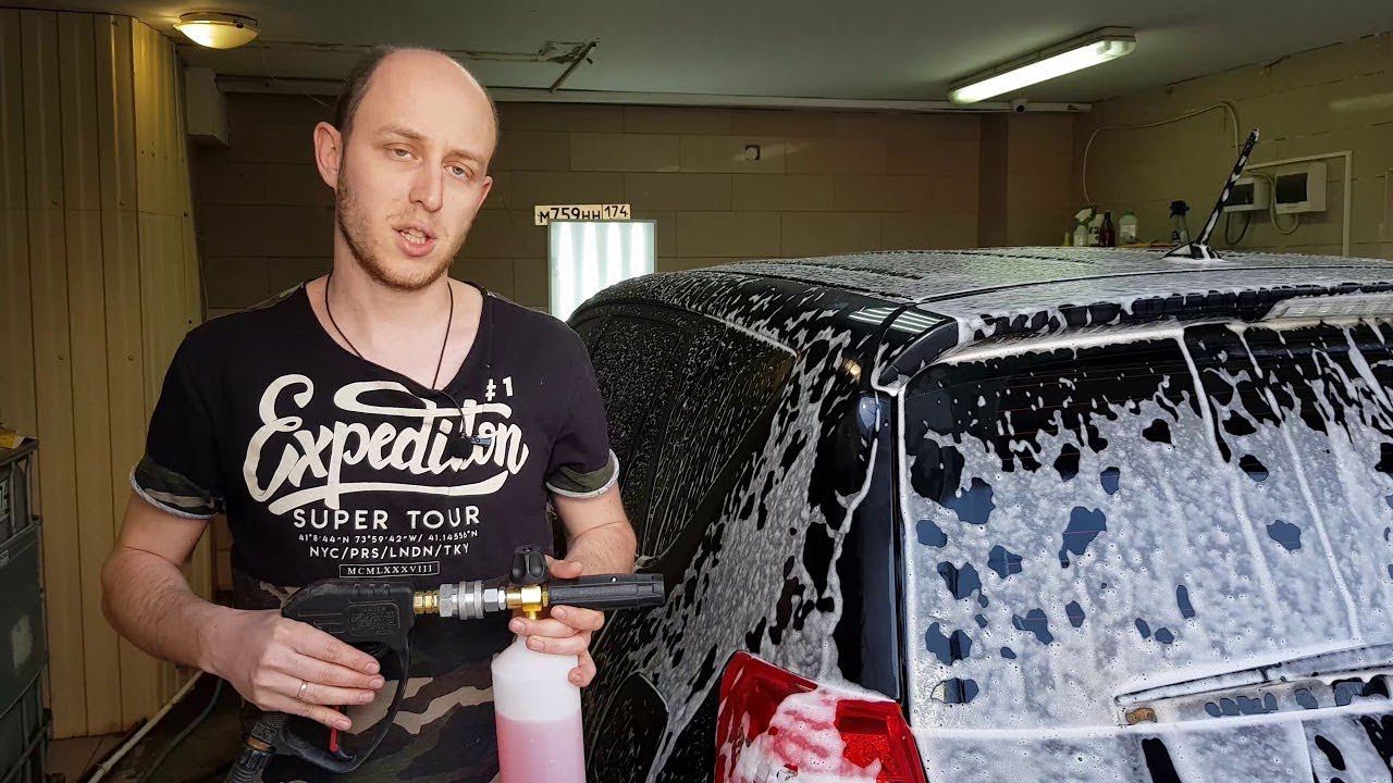 Пенная насадка Китай или LS3 Италия? Как пенятся? - обзор 3-х видов пенокомплектов! 250BAR.ru смотреть онлайн