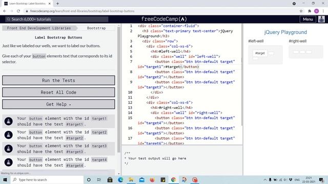 Bootstrap Tutorial 30 - label bootstrap buttons - freecodecamp смотреть онлайн