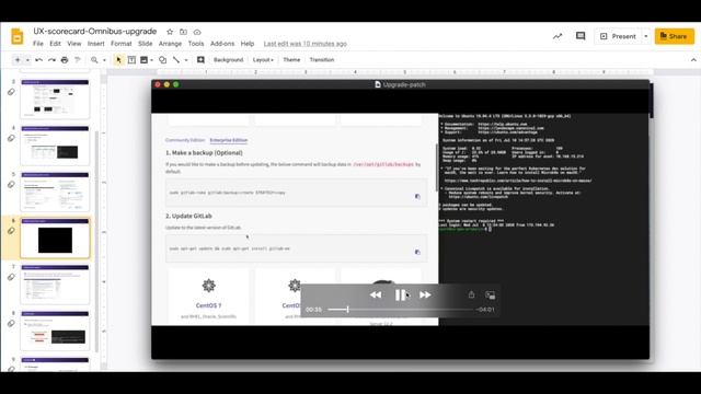 UX scorecard: Upgrading GitLab Omnibus смотреть онлайн