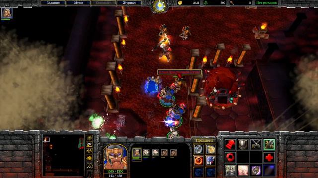 ПЫЛАЮЩИЙ КРЕСТОВЫЙ ПОХОД! - ЦИТАДЕЛЬ АДСКОГО ОГНЯ! - Warcraft 3 #4 смотреть онлайн