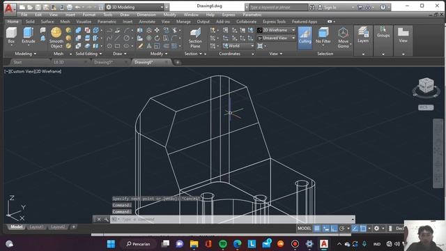 latihan autocad 6 3D смотреть онлайн