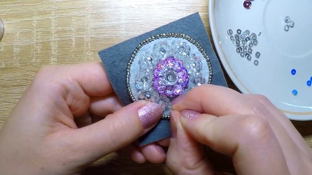 Подхват для штор своими руками | Магнитный подхват для штор из бисера, бусин и паеток | DIY tutoria смотреть онлайн