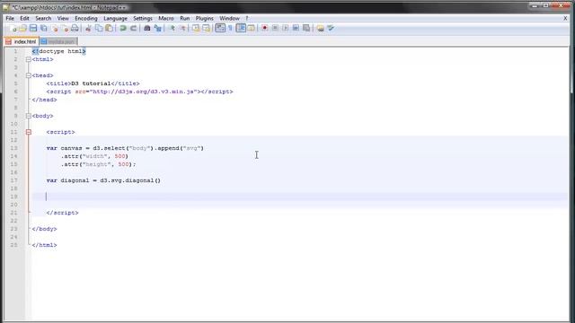 D3.js tutorial - 14 - The Tree Layout (1/2) смотреть онлайн