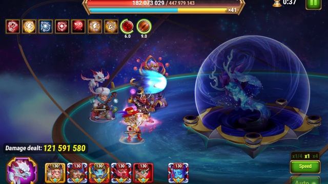 Hero Wars — Stonecold, the Best Asgard Guild Raid Boss Team смотреть онлайн