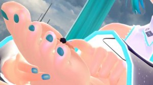 Giantess pushes tiny into her foot non-stop