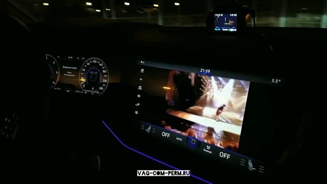 Touareg 3 CR7 2018-2020 скрытые функции, Traffic Jam Assist, Lane Assist, видео в движении, знаки