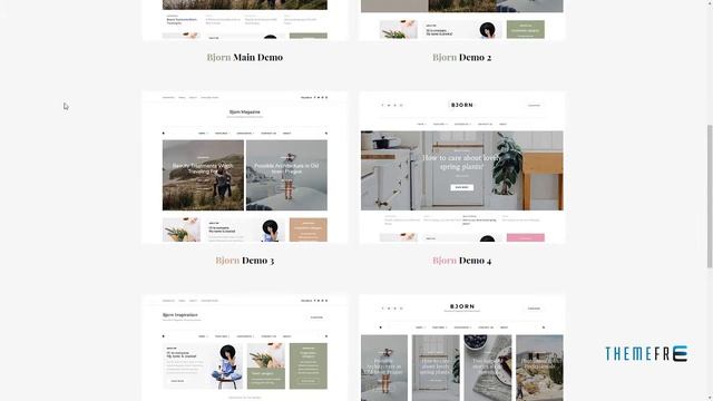 Bjorn Blog - Responsive WordPress Personal Blog Theme Lance Elwi смотреть онлайн