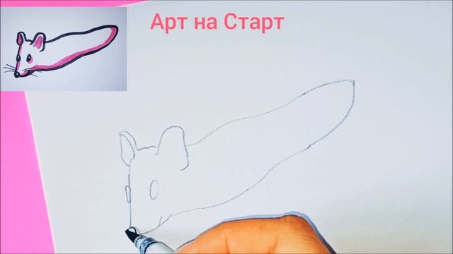 Мышка - Сосиска из Тик-Тока Как нарисовать Наклейка Рисунки для ЛД Tik-Tok Funny Mouse How to Draw смотреть онлайн