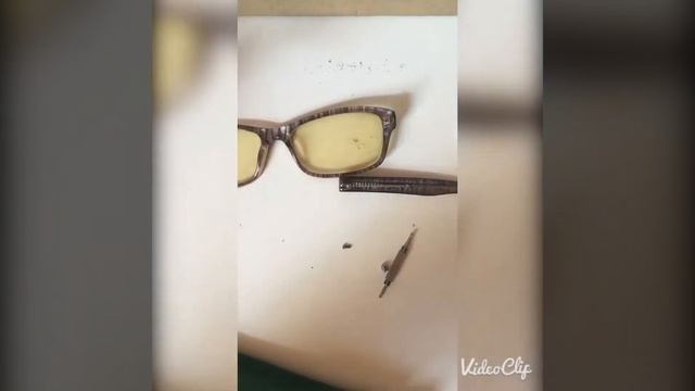 Ремонт крепления душки на очках смотреть онлайн