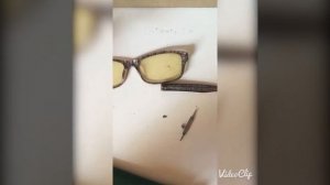 Ремонт крепления душки на очках