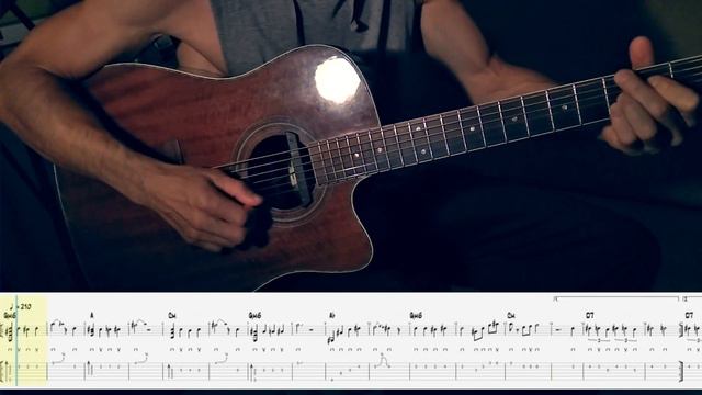 Andre Dedjean - Swing Gitane. How To Play On Guitar (notes+TAB). Как Играть На Гитаре (ноты+ТАБы). смотреть онлайн
