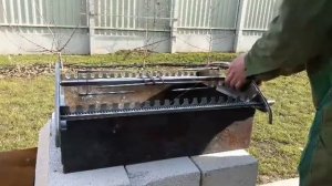 Автоматический мангал с электроприводом