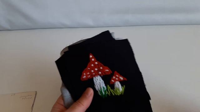 Ручная вышивка . Готовлю вышитые детали для летнего рюкзачка . смотреть онлайн