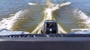 Сузуки ДТ-30 с глушителем на ходу