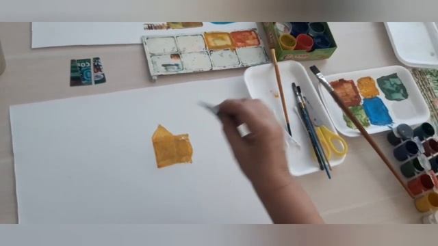 Урок изобразительного искусства "Техника рисования домов в городском пейзаже" смотреть онлайн