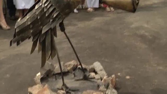 СКУЛЬПТУРА АИСТА В ЧИТЕ смотреть онлайн