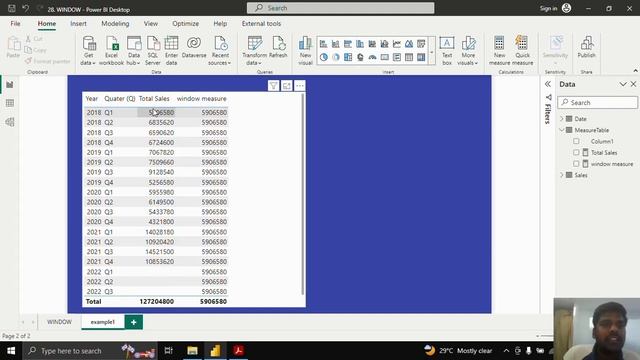 DAX | POWER BI | FILTER | WINDOW Function смотреть онлайн