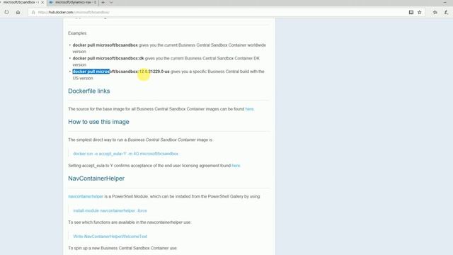 MSDYN365BC - Setup Container for Business Central смотреть онлайн