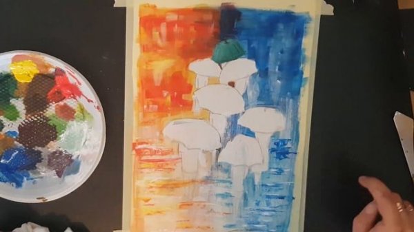 I Painted This For A Customer ★ Painting Abstract Rainy Day