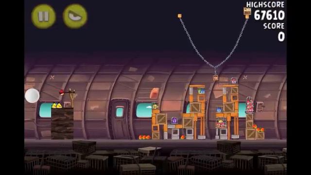 Angry Birds Rio 12-1 Smugglers' Plane Fruit Mango #7 walkthrough Theme 11 level 1 Tutorial Iphone 4 смотреть онлайн