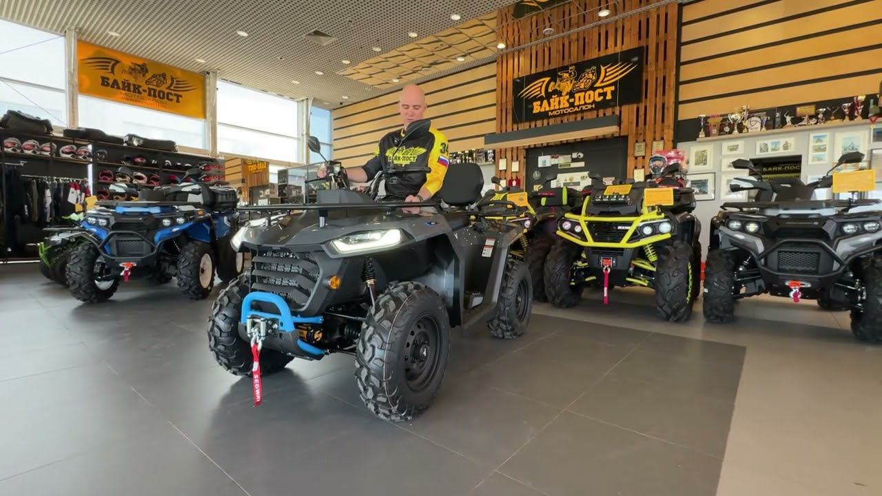 Топовый бюджетный квадроцикл Segway Snarler AT5 L мощный и проходимый смотреть онлайн