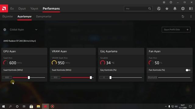 MSI Radeon R7 240 Genel Grafik Ayarları смотреть онлайн
