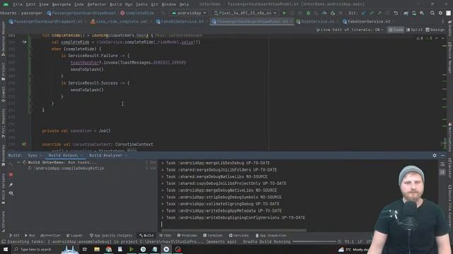 Let's Build An Uber Clone on iOS and Android w/ KMM | MapView, Google Directions API, Polylines смотреть онлайн