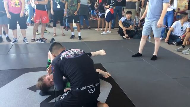Оннит Мир 2019. No Gi. Первый бой. Захват за пятку. смотреть онлайн