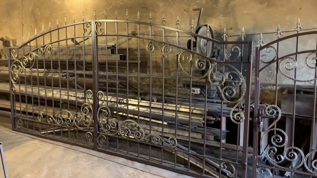 Ворота холодная ковка смотреть онлайн