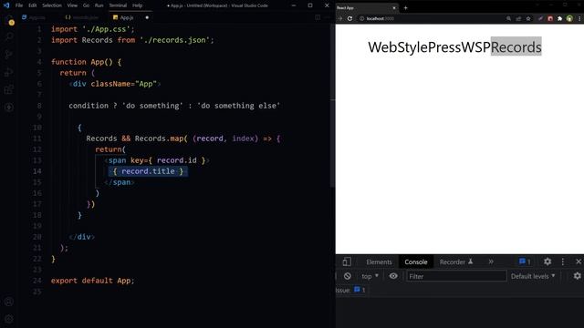 Comma Separated Output from Array Map in React JS JSX смотреть онлайн