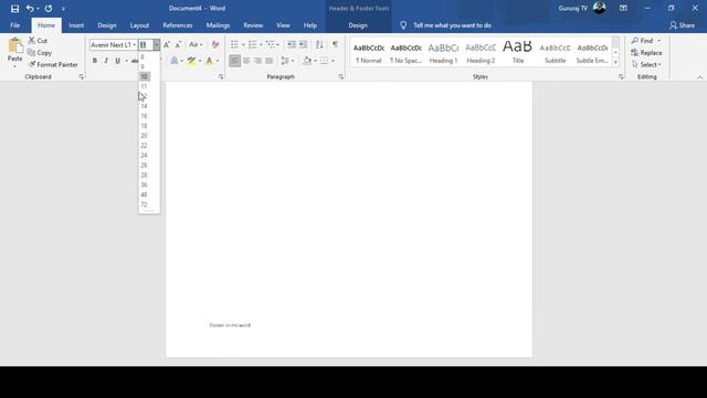 How to Insert Header Footer & Page Number in MS Word смотреть онлайн