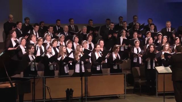 03/13/2016 Хор - "Он водит меня" - Церковь "Благодать" смотреть онлайн