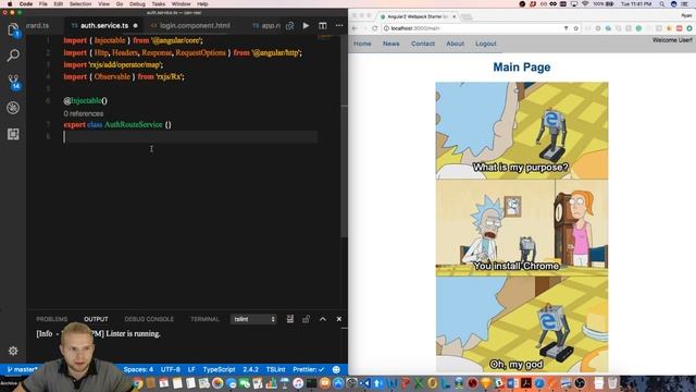 Can Activate Route Guard for User Authentication Angular смотреть онлайн
