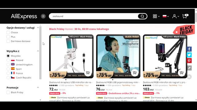 Mikrofon ZealSound dobrze przetwarza dźwięk. Ogromne różnice cen Allegro Aliexpress Amazon Temu смотреть онлайн