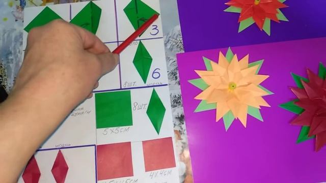 CHRISTMAS FLOWER POINSETTIA #ОРИГАМИ ЦВЕТЫ ИЗ БУМАГИ # ПУАНСЕТТИЯ РОЖДЕСТВЕНСКАЯ ЗВЕЗДА смотреть онлайн