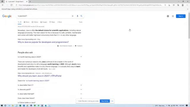 Google Search Result scraping using Java Selenium смотреть онлайн