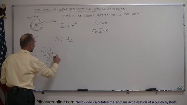 Physics 13 Application of Moment of Inertia and Angular Acceleration (4 of 5) Rolling Wheel смотреть онлайн