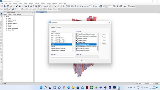 3D Rendered view in ETABS V19 -Shortcut Setup | Sandip Deb | ilustraca смотреть онлайн