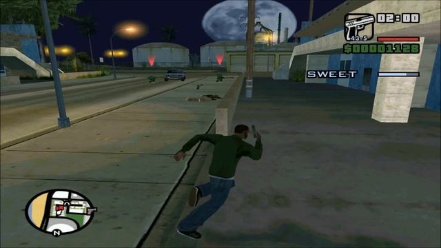 Grand Theft Auto San Andreas Walkthrough Mission#8 - Sweet's Girl (HD) смотреть онлайн