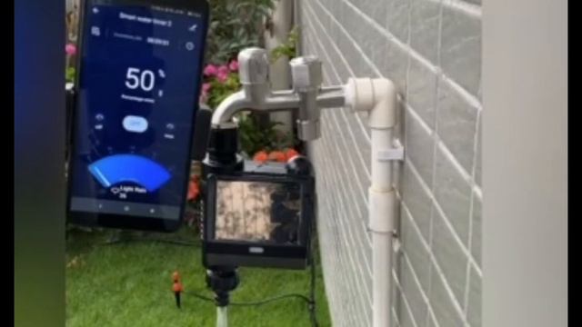 ZigBee Solar Power Smart Water Timer Effective Watering Irrigation System Tuya Smart App смотреть онлайн