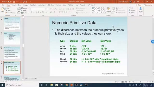 Java 1, Fall 2019 - Chapter 2 Lecture Part Two смотреть онлайн