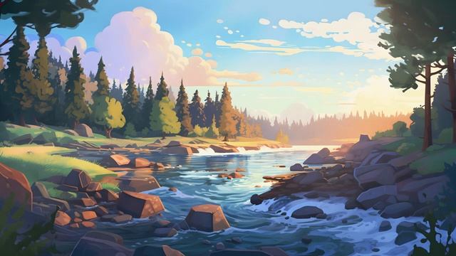 Музыка для учебы и работы. Стиль lofi. Музыка для концентрации. смотреть онлайн