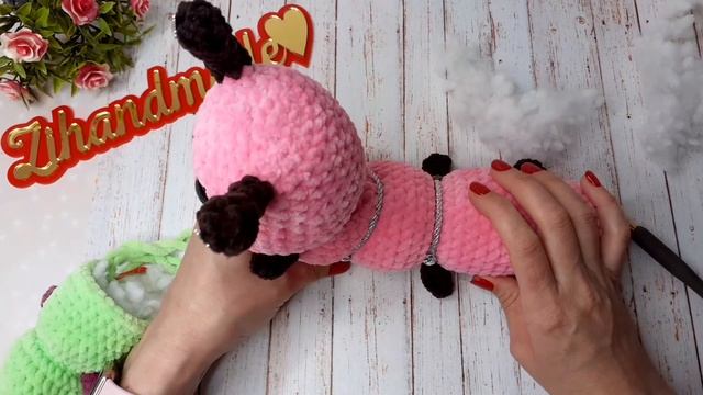 МК ГУСЕНИЦА КРЮЧКОМ ❤ Нарядная гусеничка ? 2-Я ЧАСТЬ (туловище) смотреть онлайн