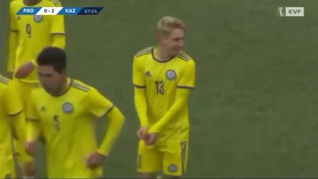 Видео второго гола Казахстана в ворота Фарер или Как вышел смотреть онлайн