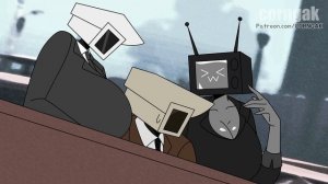 Brown cameraman and tv woman┃SKIBIDI TOILET ANIMATION