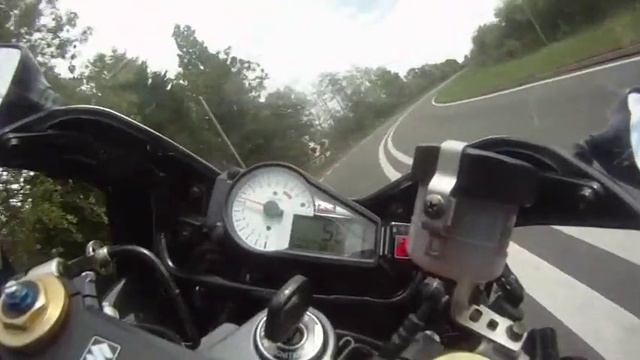 Suzuki GSXR 1000 k1 on a sunny day recorded with goPro hd motorsport смотреть онлайн